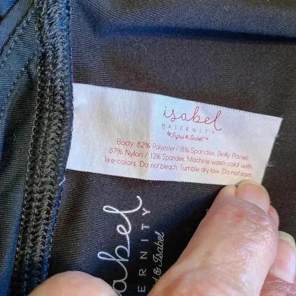 Isabel Maternity Black Size Large Leggings. - Picture 6 of 8